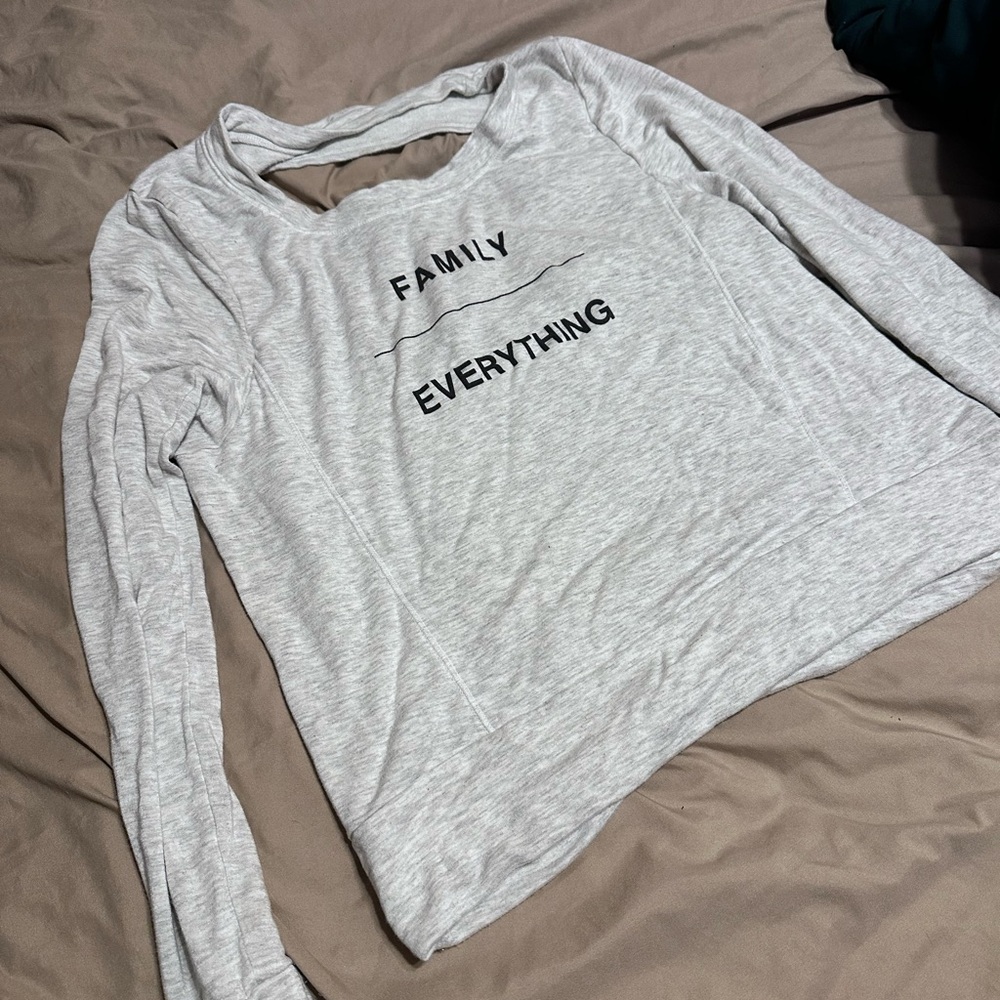 Crew Neck Sweatshirt Family Over Everything